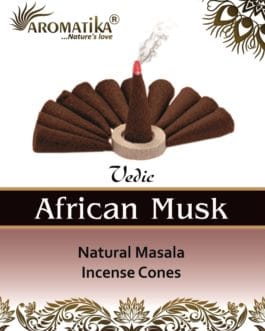 AROMATIKA CONES VEDIC MASALA AFRICAN MUSK (Musc africain)
