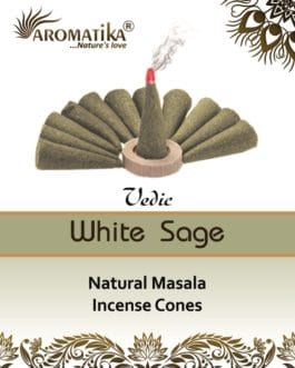 AROMATIKA CONES VEDIC MASALA WHITE SAGE  (Sauge blanche)