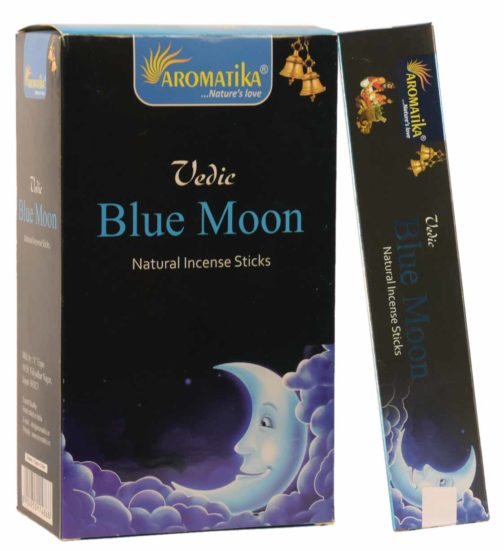 MASALA VEDIC BLUE MOON (Lune bleue) 15g – Parfum : Citron/Orange/Peppermint/Vétiver