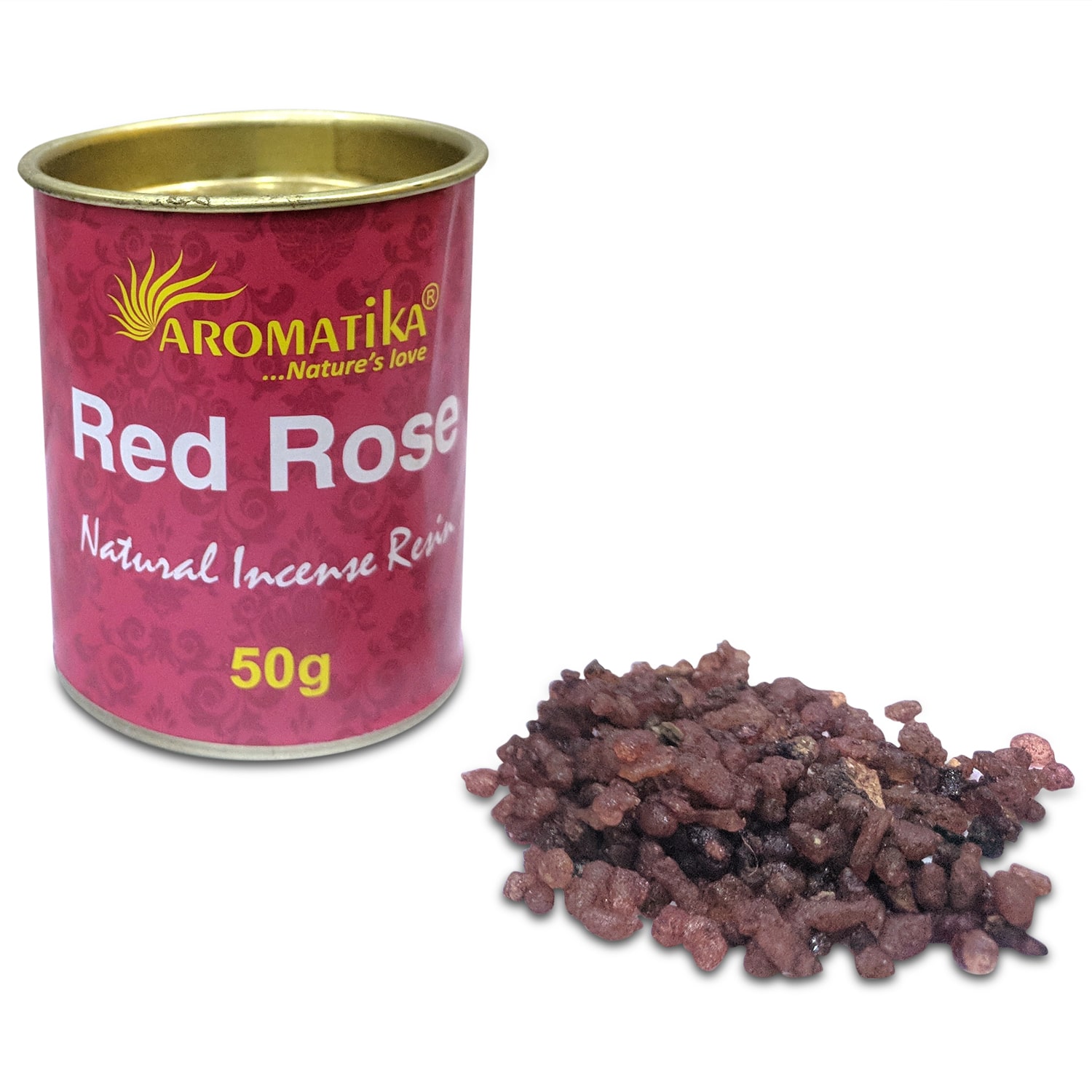 AROMATIKA ENCENS RESINE NATURELLE RED ROSE (Rose rouge)