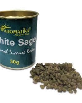 .AROMATIKA RESINE NATURELLE WHITE SAGE (Sauge Blanche) 50g