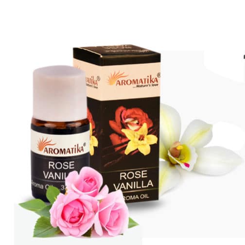 HUILE AROMATIKA PARFUMEE 10ml – ROSE VANILLA (Rose-Vanille)