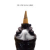 CF-07 – FONTAINE  BOUDDHA Bleu P.E. Céramique pour cônes back flow