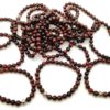 REF502 – BR. PIERRE HOMMES perles 8mm – 1 Perle Métal et PIERRE DE LAVE