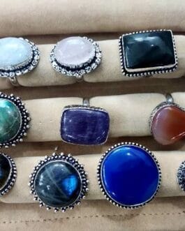 LOT DE 10 BAGUES REGLABLES