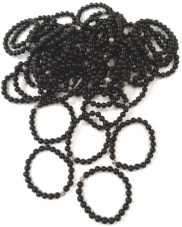 REF501 – BR. PIERRE perles 8mm avec 1 perle métal ONYX NOIR