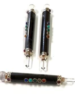 N° 2542K  BATON GUERISON TOURMALINE NOIRE – Reste 2 pièces
