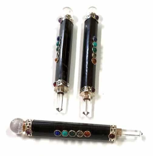 N° 2542K  BATON GUERISON TOURMALINE NOIRE – Reste 2 pièces