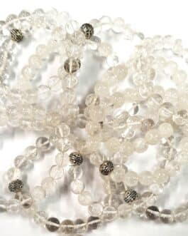 REF501A – BR. PIERRE perles 10mm – CRISTAL