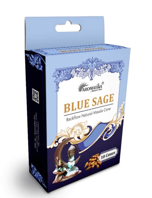 .CONES BACKFLOW BLUE SAGE (sauge bleue) pour PE. fontaine céramique ou résine