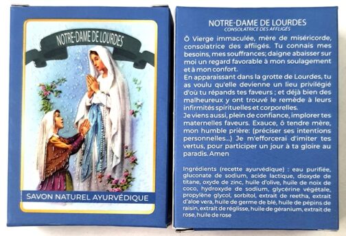SAVON NOTRE-DAME DE LOURDES (Parfum : Rose)
