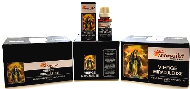 r HUILE AROMATIKA PARFUMEE 10ml . NOTRE DAME DE LOURDES