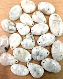 ..GALET PERCE PIERRE DE LUNE ..GALET PERCE PIERRE DE LUNE