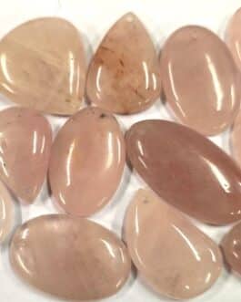 ..GALET PERCE QUARTZ ROSE (Reste : 12 Pcs)